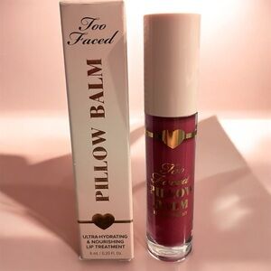 Too Faced Pillow Balm Lip Balm -Berry Kiss Jam NEW